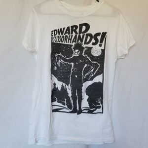 Ripple Junction White Edward Scissorhands Graphic Tee